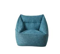 ZHCHAO Funda de sofá Lazy Bean Bag Sofá de Sala de Estar Azul Cubierto con Funda de sofá Lazy sin Rellenos