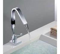 ZHCHAO - Grifo de cocina moderno, acero inoxidable, mango simple, tire hacia abajo del pulverizador de cocina, grifo del lavabo, fregadero, mezclador de níquel cepillado