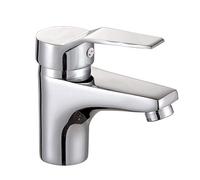 ZHCHAO - Grifo mezclador de lavabo de lujo dorado montado en la pared, grifo mezclador de baño monomando para lavabo caliente y frío, boquilla giratoria