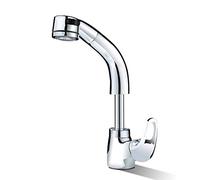 ZHCHAO - Grifo mezclador monomando para lavabo alto, grifo monomando para lavabo de baño, grifo de encimera caliente y frío