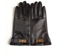 ZHCHAO Guantes para mujer con hebilla de metal para pantalla táctil (M)
