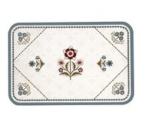 ZHCHAO - Juego de 2 manteles individuales de cuero con impresión de estilo clásico para mesa de comedor, accesorios de decoración, almohadillas de mesa occidentales