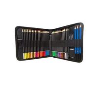 ZHCHAO - Juego de 45 pinceles de nailon para dibujo, incluye 39 lápices de dibujo para adultos, juego de lápices de colores para regalo de dibujo
