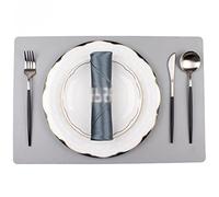 ZHCHAO Juego de cubiertos con platos occidentales para restaurante, mesa de comedor, mantel individual y servilleta