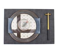 ZHCHAO Juego de cubiertos para el hogar, juego de mesa, plato occidental, plato individual a combinación