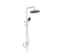 ZHCHAO - Juego de ducha, montaje en superficie de baño, calentador de agua de baño, acero inoxidable 304 para baño caliente y frío