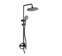 ZHCHAO - Juego de ducha, montaje en superficie de baño, calentador de agua de baño, acero inoxidable 304 para baño caliente y frío