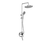 ZHCHAO - Juego de ducha, montaje en superficie de baño, calentador de agua de baño, acero inoxidable 304 para baño caliente y frío