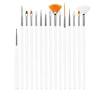 ZHCHAO Juego de herramientas for pintar uñas, bolígrafo de terapia de luz, bolígrafo de pintura de cristal, bolígrafo de silicona, pincel for taladro puntual (Color : 3-Pack, Size : As show)