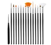 ZHCHAO Juego de herramientas for pintar uñas, bolígrafo de terapia de luz, bolígrafo de pintura de cristal, bolígrafo de silicona, pincel for taladro puntual (Color : 3-Pack, Size : As show)