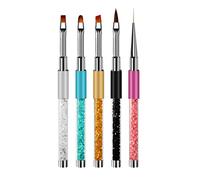 ZHCHAO Juego de pinceles for uñas for pintar Acrílico Rhinestone Gel Brush Pen Kit Tool