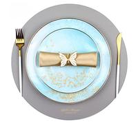ZHCHAO Juego de servilletas y platos para decoración de mesa de comedor, platos occidentales para restaurante