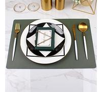 ZHCHAO Juego de utensilios de cocina, platos occidentales, para restaurante, comedor, cena, mesa, tapete y servilleta