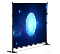 ZHCHAO Kit de Soporte de Fondo Ajustable de 10 x 8 pies, fotografía portátil de fotografía de fotografía de fotografía de Fondos de Foto para Fiestas con Bolsa de Transporte
