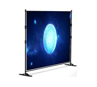 ZHCHAO Kit De Soporte De Fondo Ajustable De 10 X 8 Pies, Fotografía Portátil De Fotografía De Fotografía De Fotografía De Fondos De Foto para Fiestas con Bolsa De Transporte
