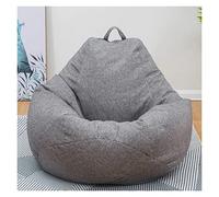 ZHCHAO Lazy Sofa Covering Chair Relleno de Lino Sillón reclinable Beanbag Sala de Estar(S Code)