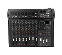 ZHCHAO Mezclador de audio del estudio de la consola profesional de 9 canales DJ Mezcla de sonido for la familia. KTV Reunión del habla del campus