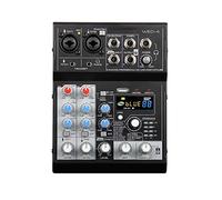 ZHCHAO Mini mezclador de audio 4 canal Phantom Power tarjeta de sonido transmisión en mezclador de la consola mezclador interfaz de audio DSP Mesa de mezcla DSP