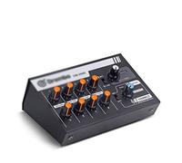 ZHCHAO Mini mezclador de audio portátil conmutable STEREO 4 y mono 8 canales micrófono DJ Controlador