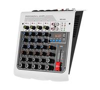 ZHCHAO Mix-400 MEZCLADOR DE AUDIO DE AUDIO PROFESIONAL DE AUDIO MEZCLA DE MEZCLA DE MEZCLA DE 3 BANDA CON EFECTOS DE RETREVANTE REVERBAR RETEXIONES Conexión inalámbrica