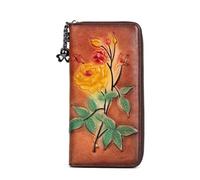 ZHCHAO Monedero De Mano con Cremallera For Mujer, Mediano Y Largo, con Varias Tarjetas, Clip For Billetes