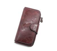 ZHCHAO Monedero Largo con múltiples Tarjetas y Cremallera for Mujer, Monedero, Bolso de Mano