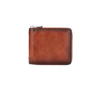 ZHCHAO Monedero Monedero Vintage con Tarjetero con Cremallera Corta