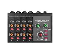 ZHCHAO Mx8 MEZCLADOR DE AUDIO DE AUDIO STEREO DE 8 CANALES PORTABLES CON EL MEZCLADOR DE EFECTO ECHO MEDIADOR AUDIO MIDI MIDI MIEDIBUJIDO AUDIO INTERFIZA DE AUDIO
