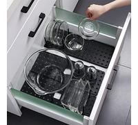 ZHCHAO - Organizador de cocina, estante para tapa de olla, soporte de acero inoxidable, soporte para cucharas, tapa de olla, estante para platos de cocina, soporte de cubierta de sartén, accesorios
