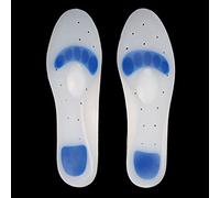 ZHCHAO Plantilla Supersuave de Silicona, Almohadilla para Fascitis Plantar, Plantilla amortiguadora del calcáneo(Size 45 to 46)