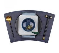 ZHCHAO Plato cuadrado para decoración de mesa de comedor, juego de servilletas, vajilla combinada, plato occidental para restaurante