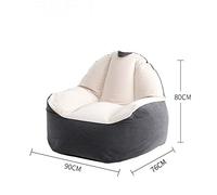 ZHCHAO Puf sofá Perezoso hogar Creativo Silla Perezosa Dormitorio reclinable pequeño apartamento Tatami Silla con Respaldo Individual balcón
