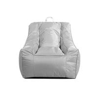 ZHCHAO Puf Upportive con Bolsillo Gris Claro, puf Plegable for Exteriores, sillón reclinable portátil, Funda de Asiento for Adultos Solamente