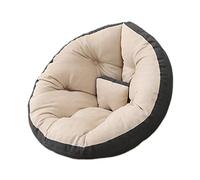 ZHCHAO Silla con Bolsa de Frijoles con Relleno, sofá Perezoso multifunción, Alfombrilla Plegable for Juegos, Cama con Bolsa de Frijoles, sillón reclinable de futón(Blue,White,Medium)