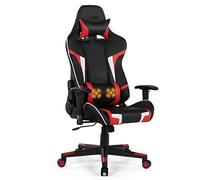 ZHCHAO Silla de juego giratoria reclinable con soporte lumbar(1-Pack)