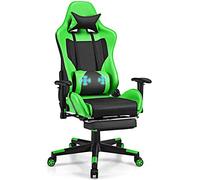 ZHCHAO Silla reclinable para videojuegos con reposapiés