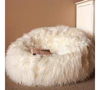ZHCHAO Sillón puf, Elegante y cálido cojín de sofá puf Suave(Wit)