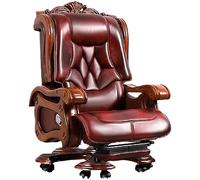 ZHCHAO Sillón reclinable de Cuero Big Manager Big Shift Chair Home Office Chair