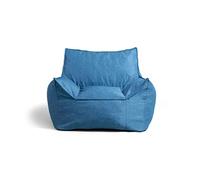 ZHCHAO Sillón reclinable for Adultos con Relleno de Espuma viscoelástica Azul