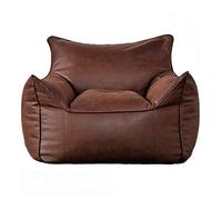 ZHCHAO Sofá Grande de Cuero Individual Queen King Lazy Sofa ChairSlipcover Sin Relleno Suelo de Esquina Asiento Sofá Tatami Reposabrazos Respaldo reclinable