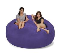 ZHCHAO Sofá Grande Gigante más Nuevo de la Bolsa de Frijoles de los Muebles de la Espuma de la Memoria de 7 'con la Cubierta Suave de la Fibra Micro(3-Pack)