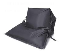 ZHCHAO Sofás Cubiertas Sillas 420D Impermeable Tela Oxford Asiento Tumbona Puff Sofá Tatami Hogar Acampar(Svart)