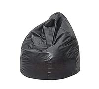 ZHCHAO Sofás Perezosos de Cuero pequeños Grandes Cubren sillas sin Relleno Tela de Lino Tumbona Asiento Puf Puff Sofá Tatami Sala de Estar(Svart,70)