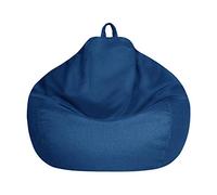 ZHCHAO Sofás Perezosos, sillón de Tela de Lino, Asiento, Bolsa de Frijoles, puf, Funda de sofá, sillas sin Relleno, Tatami, Sala de Estar para Adultos(85CM)