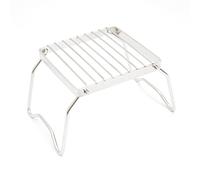 ZHCHAO - Soporte plegable de acero inoxidable para estufa, tamaño pequeño