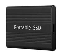 ZHCHAO SSD portátil 3.0 USB-C 1TB 500GB Disco de Estado sólido Externo 6.0Gb / S Disco Duro Externo para computadora portátil, cámara de Escritorio o Servidor(Color:Svart,Size:1TB)