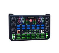 ZHCHAO Tarjeta de sonido versión en inglés, tarjetas de sonido profesionales, mezclador de Audio for transmisión de KTV, mezclador de sonido en X60