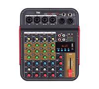 ZHCHAO TM4 Consola De Mezcla De Audio De 4 Canales Digitales Consola De Mezcla Incorporada De 48V Phantom Power Con Bt Mezclador De Función Audio MIDI Teclado