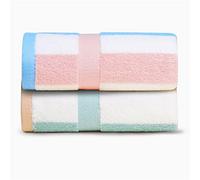 ZHCHAO Toalla grande 2 algodón grueso lavar una cara baño hogar hombres y mujeres suave absorción de agua toalla facial (Color: B 2PS, Tamaño: 73 x 34 cm)