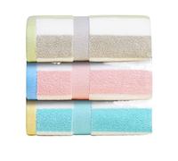 ZHCHAO Toalla grande 3 algodón grueso lavar una cara baño hogar hombres y mujeres suave absorción de agua toalla facial (Color: A 3PS, Tamaño: 73 x 34 cm)